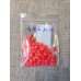 Silikon Beads GLOW 4x6 мм 50 pcs., RED or Whait