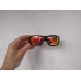 Солнцезащитные очки Anti-Gravity ЧЁРНЫЕ с зернално-ЦВЕТНЫМИ ЛИНЗАМИ, Поляризация